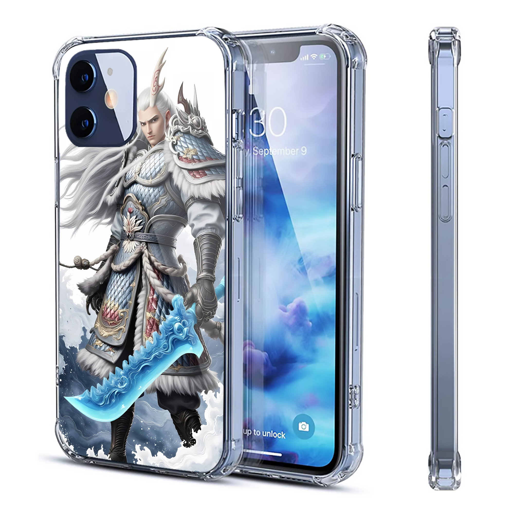（画像用） Ne Zha 2 ナタ 魔童の大暴れ 【iPhone 12シリーズ対応】透明スマホケース（クリアソフトケース）